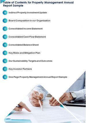 Property Management Annual Report Sample Pdf Doc Ppt Document Report Template