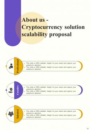 Proposal For Cryptocurrency Solution Scalability Report Sample Example Document