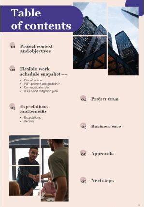Proposal For Flexible Work Arrangements Report Sample Example Document Interactive Attractive
