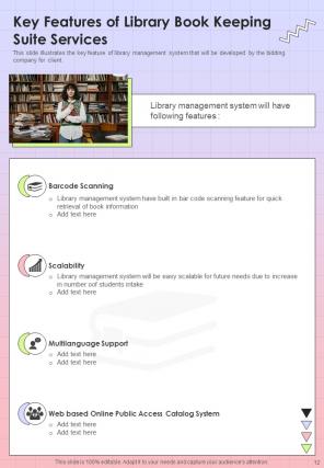 Proposal For Library Book Keeping Suite Report Sample Example Document Customizable Ideas
