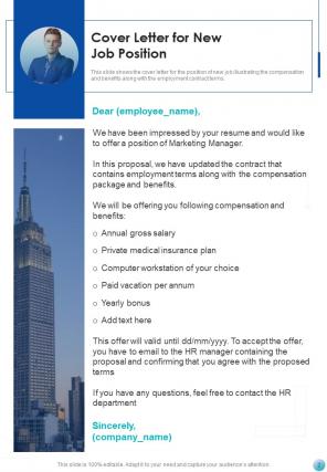 Proposal For New Job Position Report Sample Example Document