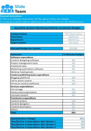 Publicity Investment Excel Spreadsheet Worksheet Xlcsv XL Bundle V Impressive Pre-designed