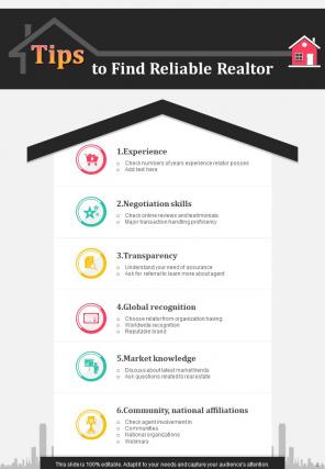 Realestate Infographics A4 Infographic Sample Example Document Informative Good