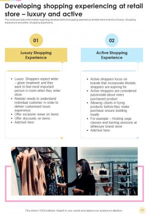 Retail Excellence Playbook Report Sample Example Document
