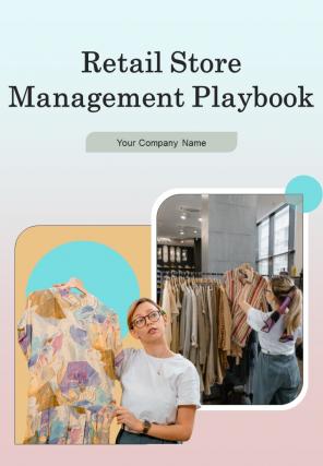 Retail Store Management Playbook Report Sample Example Document