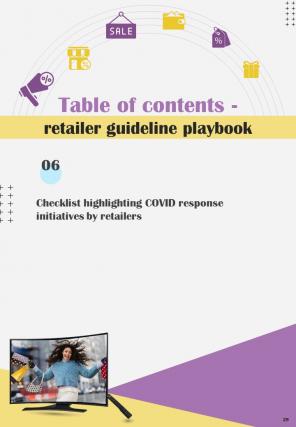 Retailer Guideline Playbook Report Sample Example Document