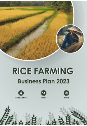 Rice Farming Business Plan A4 Pdf Word Document