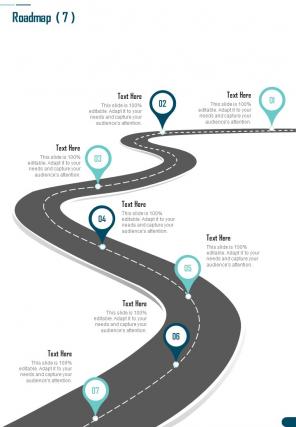 Roadmap Counseling Proposal Template One Pager Sample Example Document