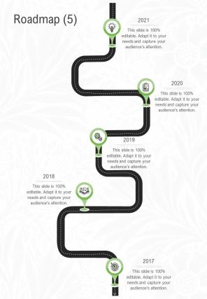 Roadmap Interior Design Proposal Template One Pager Sample Example Document