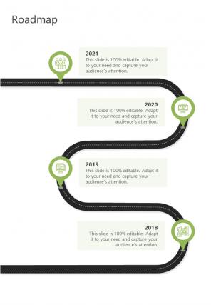 Roadmap Process Change Proposal One Pager Sample Example Document