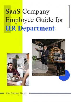 SaaS Company Employee Guide For HR Department HB V