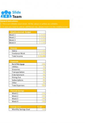 Savings Plan Excel Spreadsheet Worksheet Xlcsv XL Bundle V Content Ready Compatible