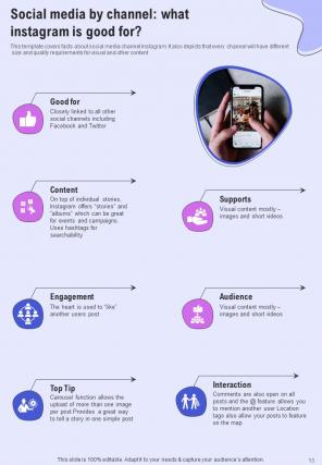 Social Media Brand Marketing Playbook Report Sample Example Document Slides Good