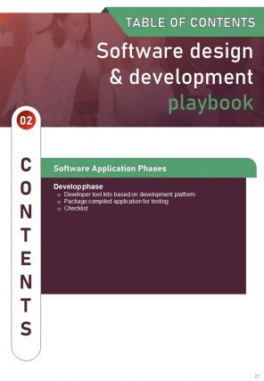 Software Design And Development Playbook Report Sample Example Document Content Ready Informative