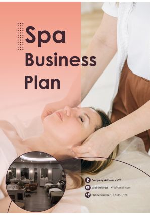 Spa Business Plan Pdf Word Document Spa Business Plan A4 Pdf Word Document