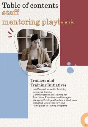 Staff Mentoring Playbook Report Sample Example Document Appealing Researched