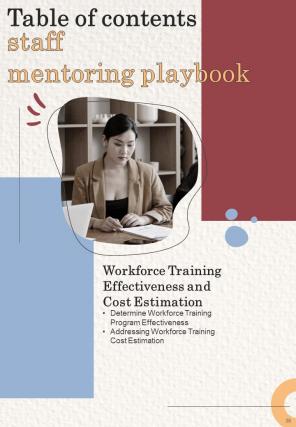 Staff Mentoring Playbook Report Sample Example Document Attractive Researched