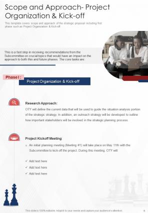 Strategic planning proposal example document report doc pdf ppt