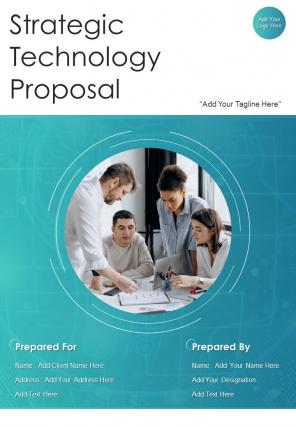 Strategic Technology Proposal Report Sample Example Document