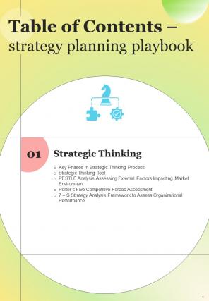 Strategy Planning Playbook Report Sample Example Document Designed Unique
