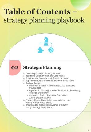 Strategy Planning Playbook Report Sample Example Document Visual Unique
