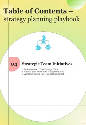 Strategy Planning Playbook Report Sample Example Document Best Content Ready