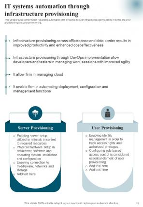 Streamlining IT Infrastructure Playbook Report Sample Example Document Multipurpose Best