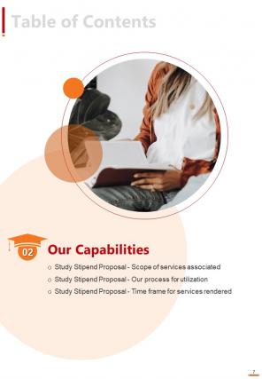 Study Stipend Proposal Example Document Report Doc Pdf Ppt