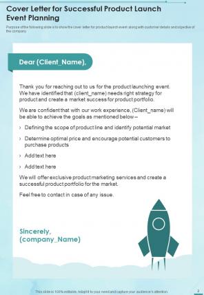 Successful Product Launch Event Planning Report Sample Example Document