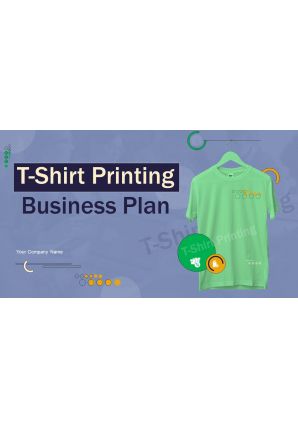 T Shirt Printing Business Plan Powerpoint Presentation Slides BP