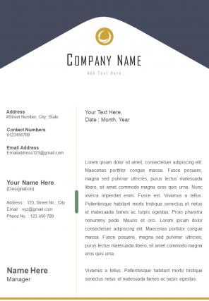 Tax service letterhead design template