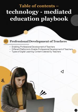 Technology Mediated Education Playbook Report Sample Example Document Slides Researched