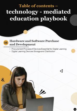 Technology Mediated Education Playbook Report Sample Example Document Compatible Researched