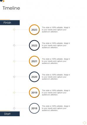 Timeline Business Advisory Proposal One Pager Sample Example Document
