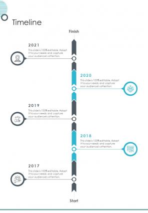 Timeline E Mail Business Proposal One Pager Sample Example Document