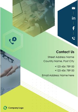Two page it consulting brochure template