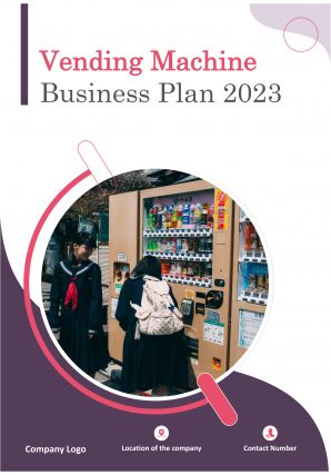 Vending Machine Business Plan Pdf Word Document