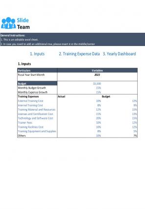 Workforce Learning And Development Budget Sheets Excel Spreadsheet Worksheet Xlcsv XL Bundle V Professional Images