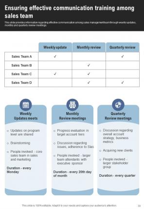 Workforce Training Playbook Report Sample Example Document