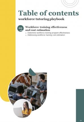Workforce Tutoring Playbook Report Sample Example Document Attractive Engaging
