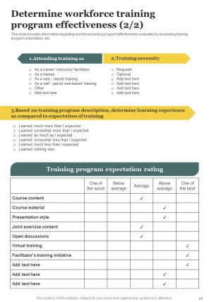 Workforce Tutoring Playbook Report Sample Example Document Captivating Engaging