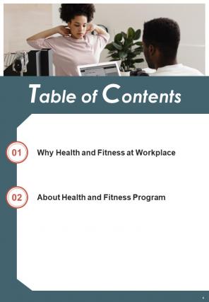 Workplace Fitness Culture Playbook Report Sample Example Document
