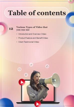 Youtube Promotional Strategy Playbook Report Sample Example Document