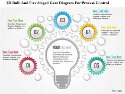 76526198 style variety 1 gears 5 piece powerpoint presentation diagram template slide