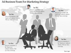 0115 3d business team for marketing strategy powerpoint template