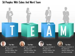 0115 3d peoples with cubes and word team powerpoint template