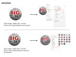 0115 ball with big data text for data protection concept image graphic for powerpoint
