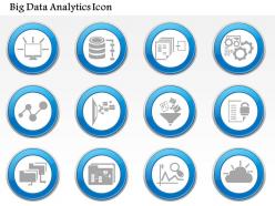 0115 big data icon set data analytics icon set cloud computing networking funnel ppt slide