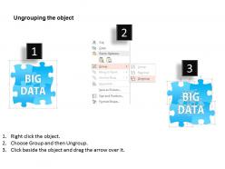 0115 big data written in a 4 puzzle piece ppt slide
