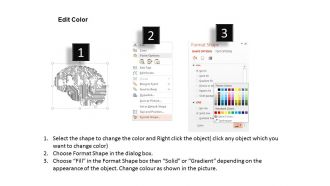 0115 big data written in brain made of pcb board ppt slide